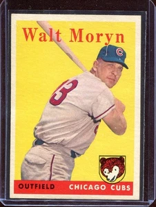 1958 Topps Baseball # 122 Walt Moryn (NM) Near Mint - Picture 1 of 2