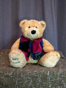 Vintage Dandee Dan Dee 2002 Notty Brown Teddybär Weihnachten Plüschtier Stofftier 20 Zoll - Bild 1 von 8