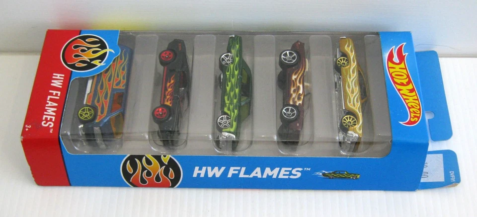 Hot Wheels HW Flames 5 Pack - 2016 - Diecast Vehcile - Image 1 of 3