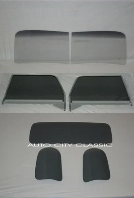 Chevy GMC Pickup 1947-1950 vidrio gris 2 piezas parabrisas puerta conjunto 3 piezas trasero Foto 1 de 4