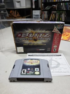 NFL Blitz: Special Edition (Nintendo 64, 2001) Box, Case, Reg Card, No Manu N64 - Picture 1 of 12