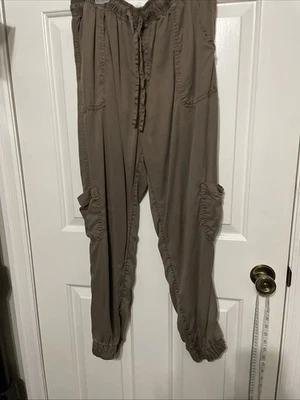 C & C California Joggers Pant size XL Khaki Sustainable Lyocell Fabric - Image 1 of 4