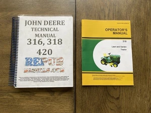 John Deere 316 318 Technisches Handbuch und Bedienungsanleitung - Bild 1 von 2