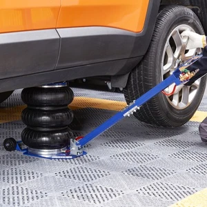 VEVOR 3 Ton Air Jack Triple Bag, Fast Lift Pneumatic Car Jack, Adjustable Handle - Foto 1 di 8