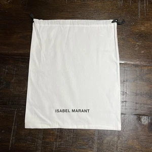 Isabel Marant Kordelzug Staubbeutel Handtaschen Schuhe Aufbewahrung 12x14,5" Logo hervorragender Zustand - Bild 1 von 4