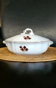 Royal Ironstone China Covered Vegetable Dish By Alfred Meakin - Picture 1 of 7