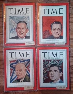 4 1947 Time Magazine Lot: Chief Of Staff Eisenhower/Gromyko/Patterson/Togliatti - Image 1 of 4