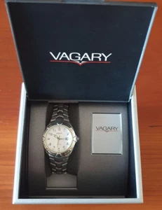 VAGARY DONNA CASSA ACCIAIO WATER RESIST 10 BAR RIF. 1A12 S017475 HSB 707 - Imagen 1 de 3