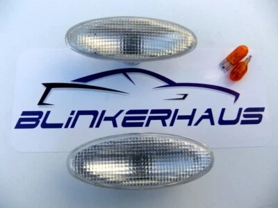 CLEAR Jaguar S-Type R XK 8 XKR Convertible XJ X350 Side Repeaters Indicators - Image 1 of 4