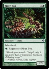 4x River Boa ~ Near Mint Zendikar MTG Magic x4 4 UltimateMTG Playset Green Card