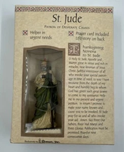 Vintage 1998 Roman Inc St Jude Thaddeus Judas Figurine 3.5” Tall - Picture 1 of 7