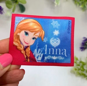 Frozen iron on patch Disney Anna motif sew on badge licensed party favour kids - Picture 1 of 4