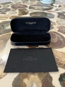 Coach New York Schwarz Hartschale Klappbrille Sonnenbrille Etui - Bild 1 von 8