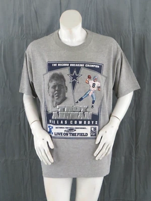Camisa Dallas Cowboys (De Colección) - Gráfico Troy Aikman - Para Hombre Extra Grande Foto 1 de 4