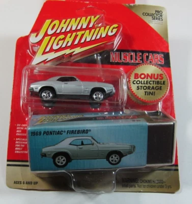 Johnny Lightning Pro Collector Series 1969 Firebird w/ Collectible Storage Tin - Image 1 of 2