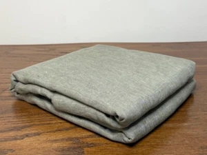 NEW-Pottery Barn 50 x 84"Belgian Flax Linen Blackout Curtain, Loden - Picture 1 of 5