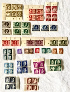 Allemagne Deutsches Reich WW2 - Lot de 65 Timbres Hitler et Divers - Neuf - Picture 1 of 22