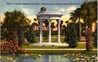 Postcard American Legion Fountain Waterfront Park Daytona Beach Florida A146