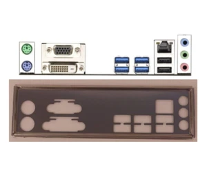 I/O Shield For ASRock B75M-GL Motherboard Backplate IO - Afbeelding 1 van 1