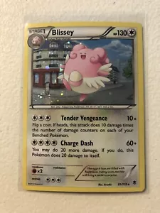 Pokémon Blissey 81/119 Rare Cosmos Holo XY Phantom Forces 2014 TCG READ! - Picture 1 of 2
