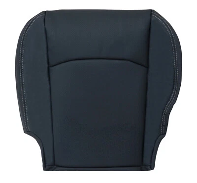 Cubierta de asiento de cuero inferior lateral del pasajero negra para Dodge Ram Laramie 2013-2018 Foto 1 de 4