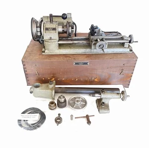 Vintage Unimat-SL DB200 Mini Drehmaschine mit Aufsätzen Hobby Juweliere Büchsenmacher - Bild 1 von 7