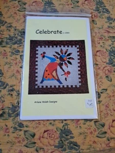 Edredón acolchado celebrar patrón de costura Kachina Arlene Walsh diseños nuevo en paquete - Imagen 1 de 2