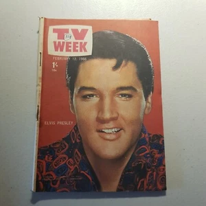 TV Week Brisbane February 12 1966 Elvis Presley colour article Ray Brown photo - Picture 1 of 1