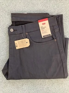 NWT Levi's 541 Men's Athletic Taper Stretch Dark Gray/Black Pants 36”x32” - Picture 1 of 12