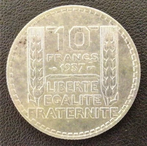 France - 10 Francs Turin 1937 - Rare* - Picture 1 of 1