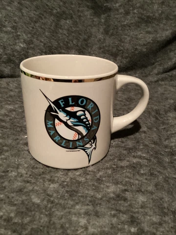 Florida Marlins Coffee Mug MLB Genuine New Old Stock 1991 Vintage Cover