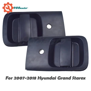 Outside Sliding Door Handle W/ Keyhole LH RH For 2007-19 Hyundai Grand Starex H1 - Picture 1 of 16