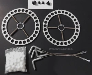 Hunter Steel Alignment Turn Plate Repair/Rebuild Kit w/ Lock Pins - Picture 1 of 1