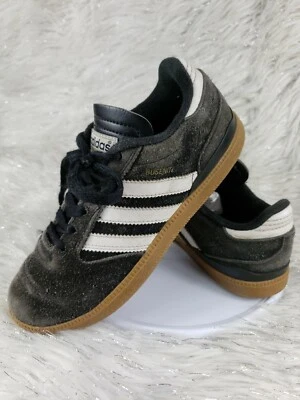 Adidas BUSENITZ Zapatos de Skate Negro Blanco Dorado Metálico Niños Talla 2 Niños Foto 1 de 4