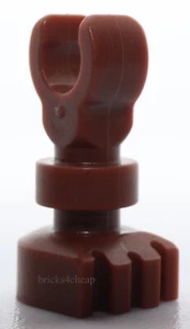 Lego 2x Castle Reddish Brown Minifig Skeleton Leg - Picture 1 of 1