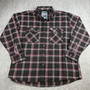 Dixxon Flanell Bowie Herren 5XL Hemd Langarm kariert David Bowie Button Down - Bild 1 von 14