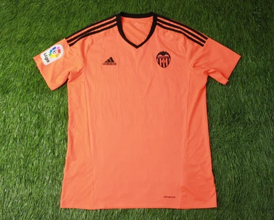 VALENCIA 2016/2017 FOOTBALL SOCCER MEN SHIRT JERSEY THIRD ADIDAS ORIGINAL SIZE L - Image 1 of 4