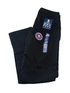 IZOD Black Pants For School Jeans Girls/Boys Size 14 School Straight Wide Leg - Picture 1 of 8