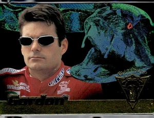 1997 Wheels Racing Black Racer Gold Foil Jeff Gordon Card #P2 - Picture 1 of 2