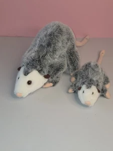 Folkmanis Folktails Mama & Baby Opossum Possum Puppe Stofftier - Bild 1 von 8