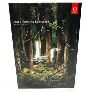 Adobe Photoshop Lightroom 5 for Win/Mac Full Retail Version Brand New - Picture 1 of 7