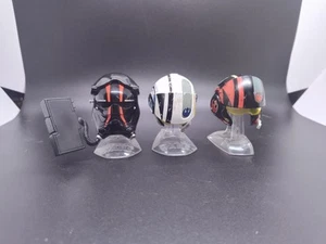 (3) Star Wars Black Series Helmets Die Cast lot Of 3 - Picture 1 of 12