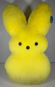 Jumbo Peeps Osterhase Plüsch 42 Zoll großes riesiges Stofftier Kissen gelber Hase - Bild 1 von 15
