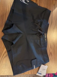 New! O'Neill Size 7 Womens Hyperfreak Shorts Black Ladies Boardshorts Surf 3" - Picture 1 of 5