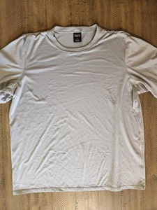 Patagonia Mens Solid Gray Cotton Short Sleeve Shirt Size XL Stretch Casual - Picture 1 of 5