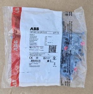 ABB MCB-02 Push Button Switch / Auxiliary Contact Block NC New - Picture 1 of 3