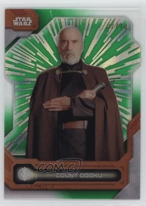 2024 Star Wars High Tek Hyperspace Pattern Green Diffractor /10 Count Dooku p9m - Picture 1 of 3