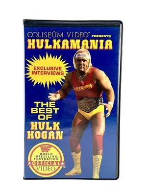 WWF HULKAMANIA 1985 Coliseum Video Betamax Hulk Hogan Iron Sheik Roddy Piper VHS - Image 1 of 3
