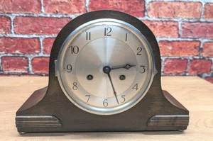 Vintage Mauthe Mantle Mantel Clock Wooden Used German Working - Picture 1 of 11