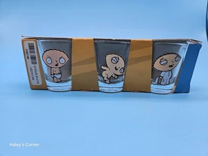 Family Guy Stewie Griffin Schnapsglas 3er Pack - Brandneu Sammler Set - Bild 1 von 4